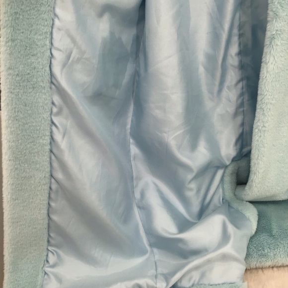 Show Me Your MuMu Women’s Lolita Faux Fur Jacket Revolve Ice Blue Size XS - Picture 9 of 11